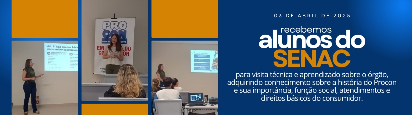 Atividades realizadas nesta quinta-feira com alunos do SENAC