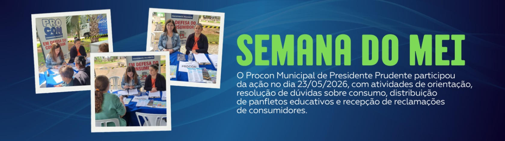 A��o ?Semana do MEI? no dia 23/05/2026