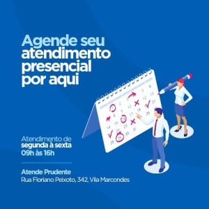 O Procon Municipal de Presidente Prudente est com o atendimento presencial por agendamento. 