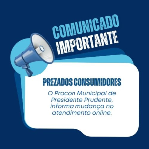 Mudan�a atendimento online